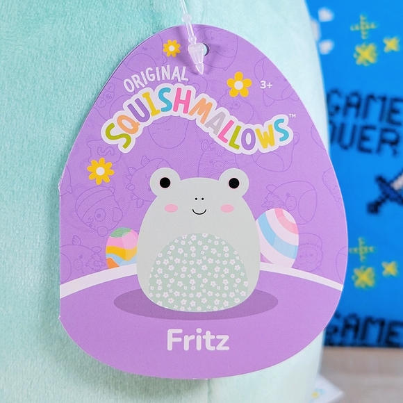 Squishmallow Fritz The Frog 11" UltraSoft Easter Holiday Toy Plush NWT - Picture 5 of 6
